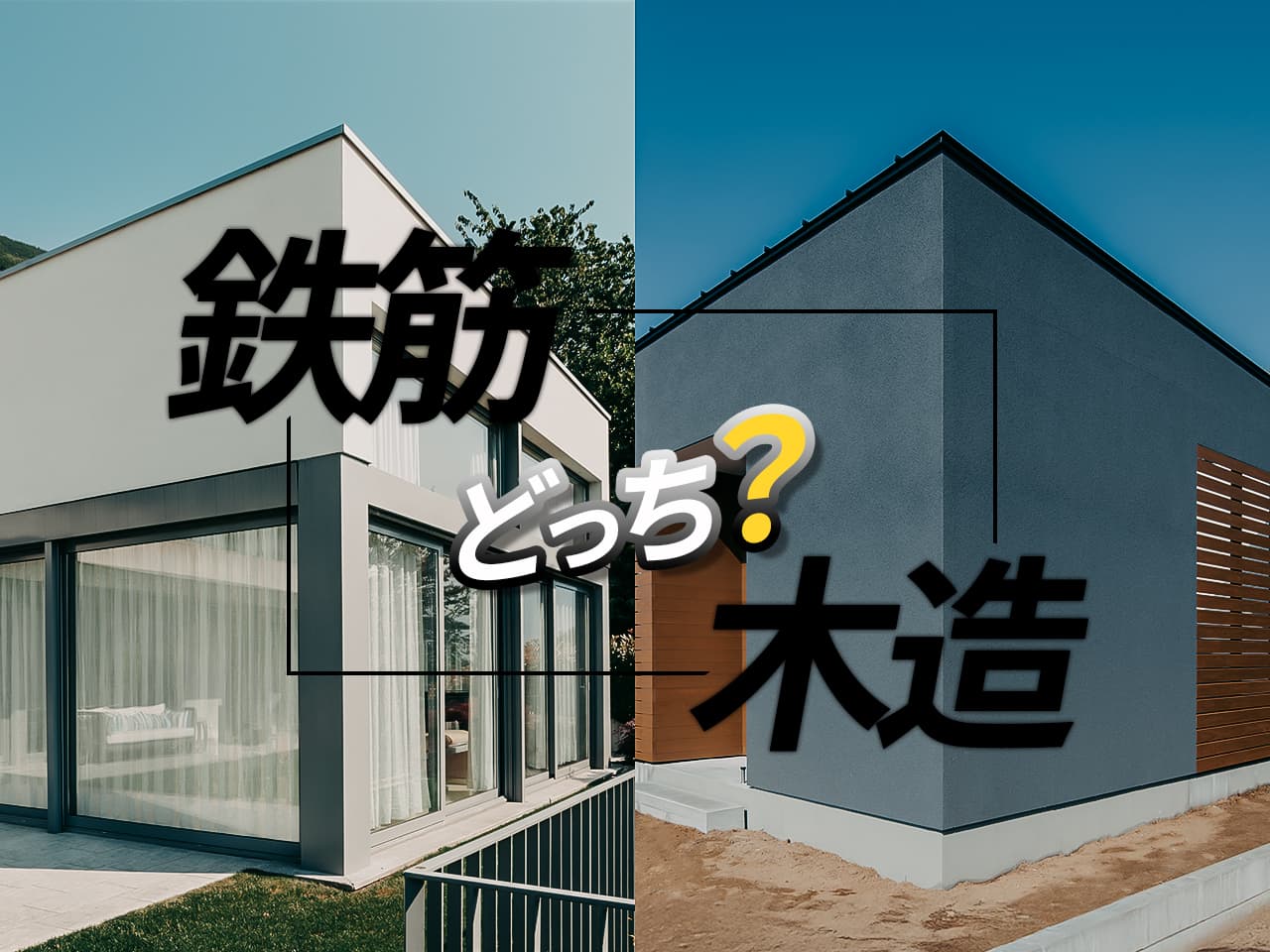 鉄筋と木造住宅はどっちがいいの？メリット・デメリットは？ 画像