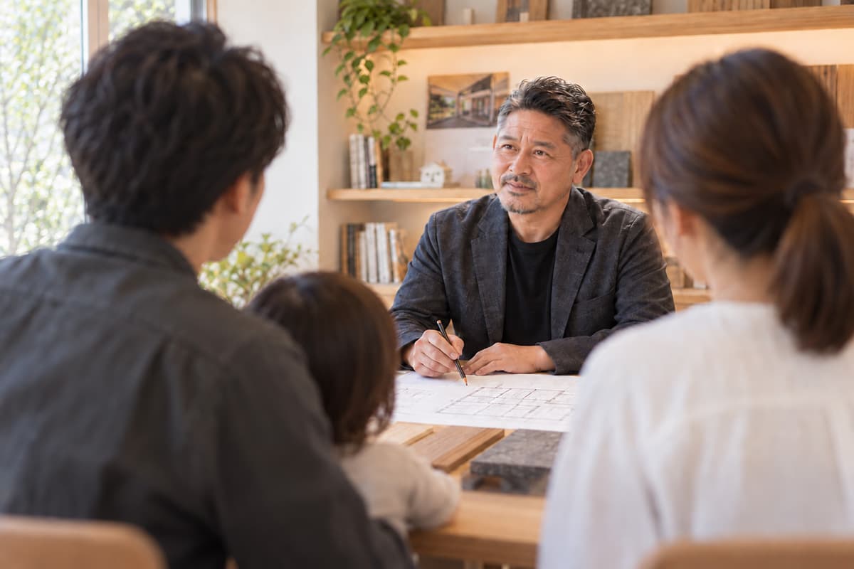 代表・鈴木による家づくり相談会のイメージ