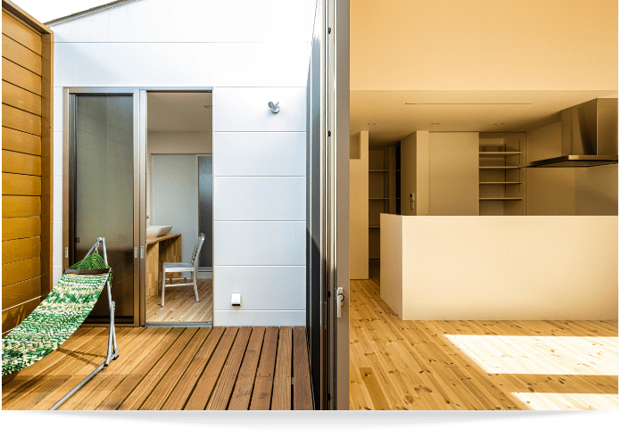 部屋ごとの温度差をなくす　イメージ